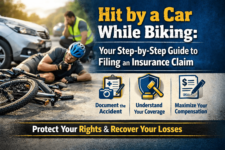 Hit by a Car While Biking